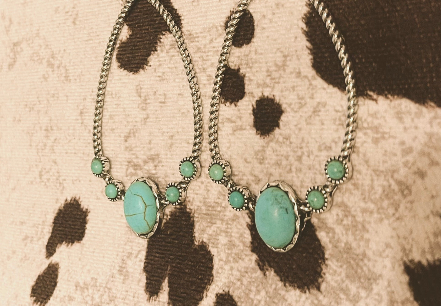 Turquoise teardrop earrings