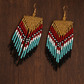 Wild Terra Fringe Beaded Earrings