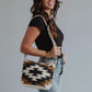 Aztec Print Purse Camel and Black