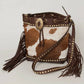 Cowhide Studded Luxury Western Purse