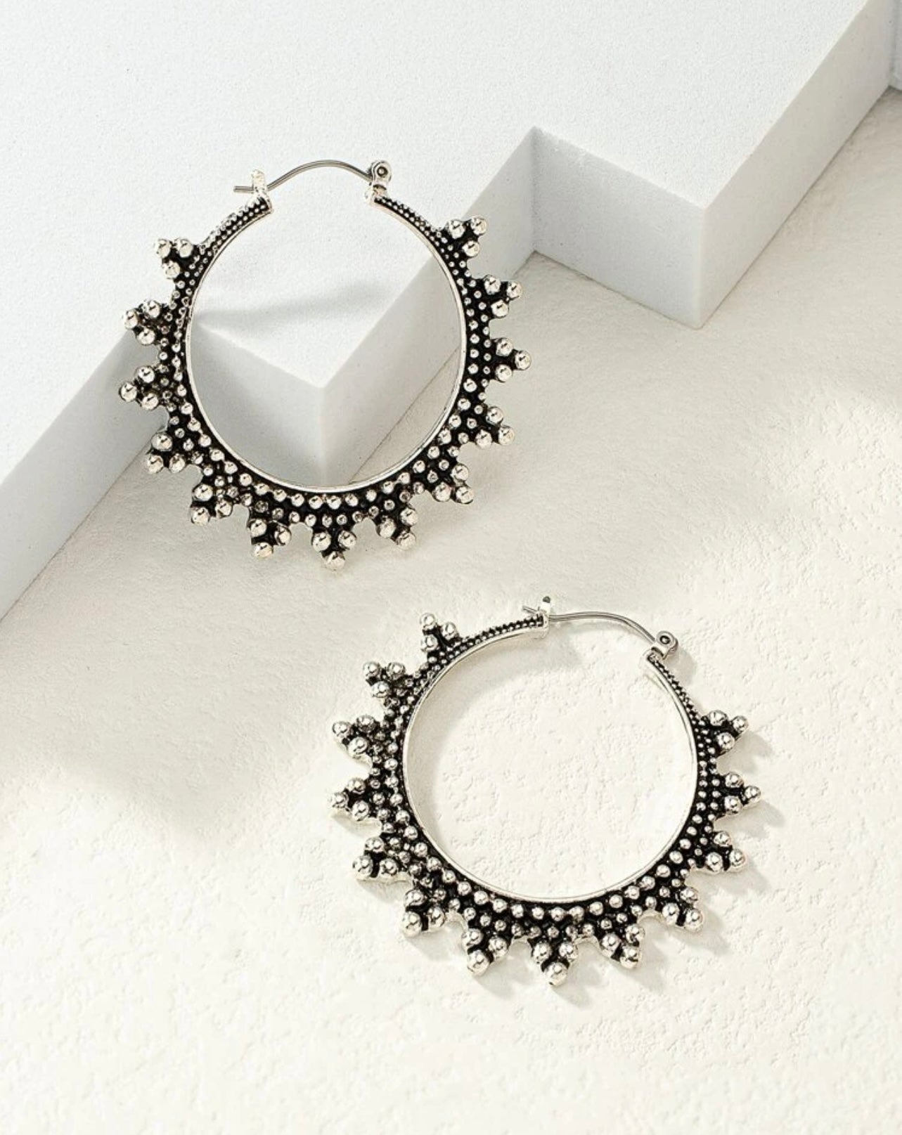 Tribal Hoop Earrings