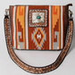 Tangerine Skies Luxury Western Purse