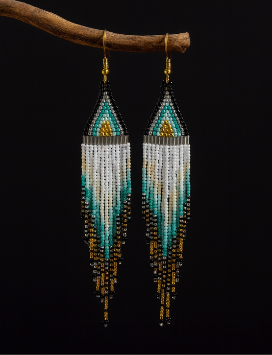Lakeside Beaded Earrings