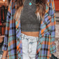 Plaid vintage top