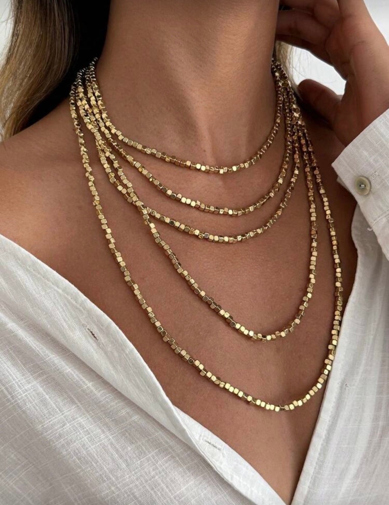 Gilded Gold Necklace