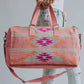 Luxury Pink Aztec Duffel Bag