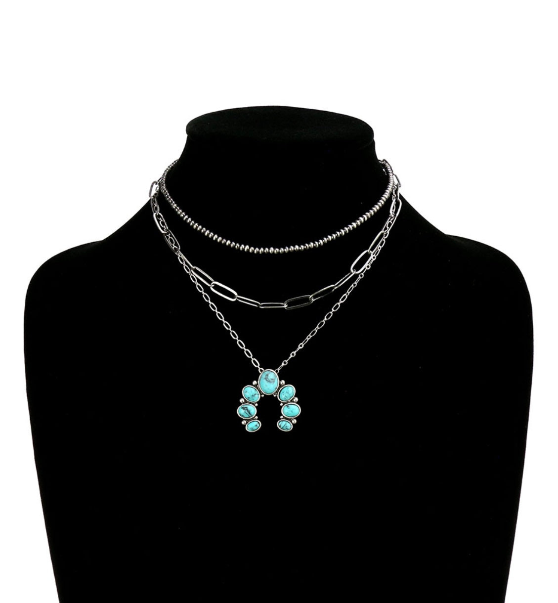 Turquoise Bloom Necklace