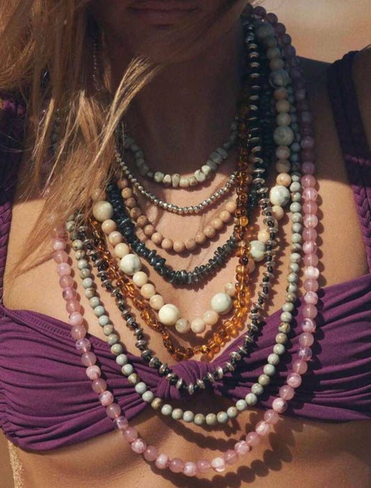 Bohemian Layered Necklace Set