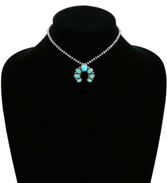 Sage and Stone Necklace