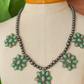 Turquoise Blooms Necklace