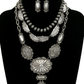 Western Conch Layered Necklace Set