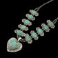Haven Heart Squash Blossom Necklace