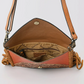 Burnt Orange Genuine Leather Luxury Western Purse