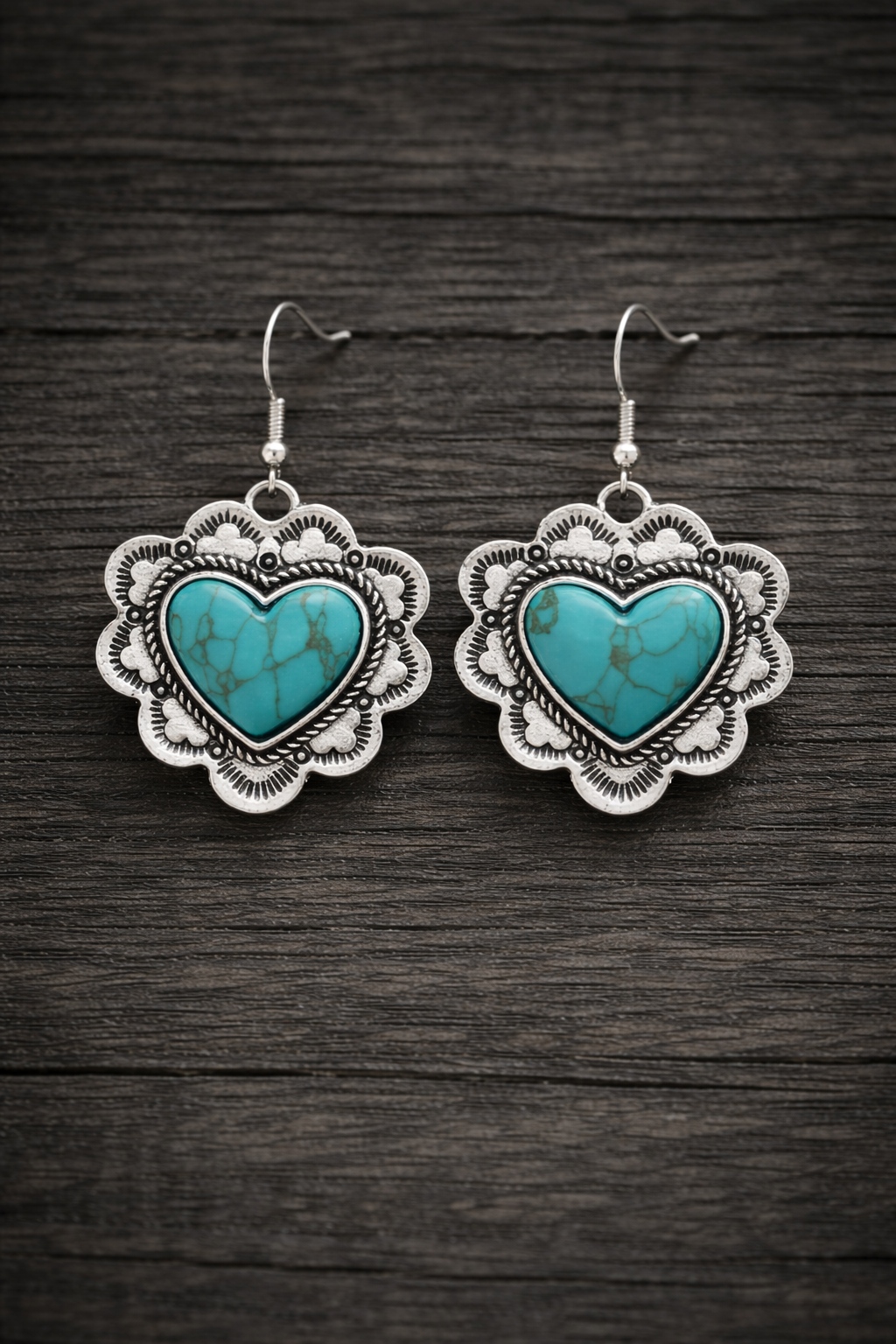 Headed West Heart Earrings