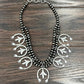 Halo Squash Blossom Necklace
