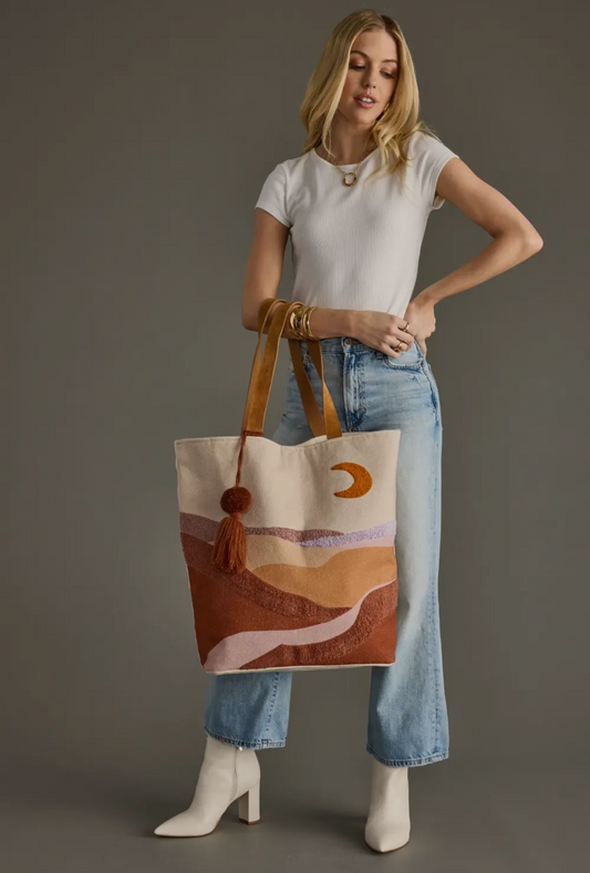 Bohemian Luxury Wool Handcrafted Tote￼