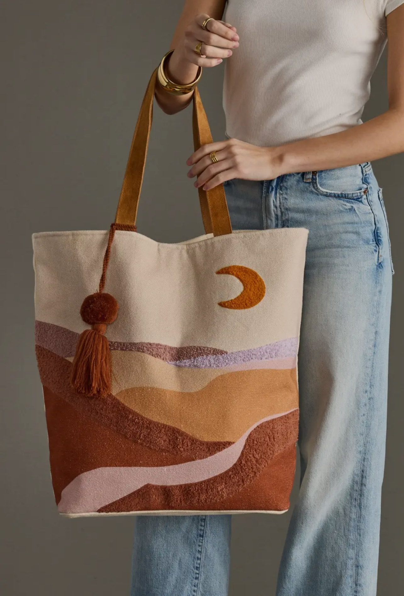 Bohemian Luxury Wool Handcrafted Tote￼