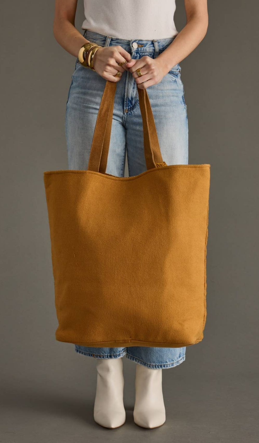 Sand Dunes Luxury Wool Tote Bag