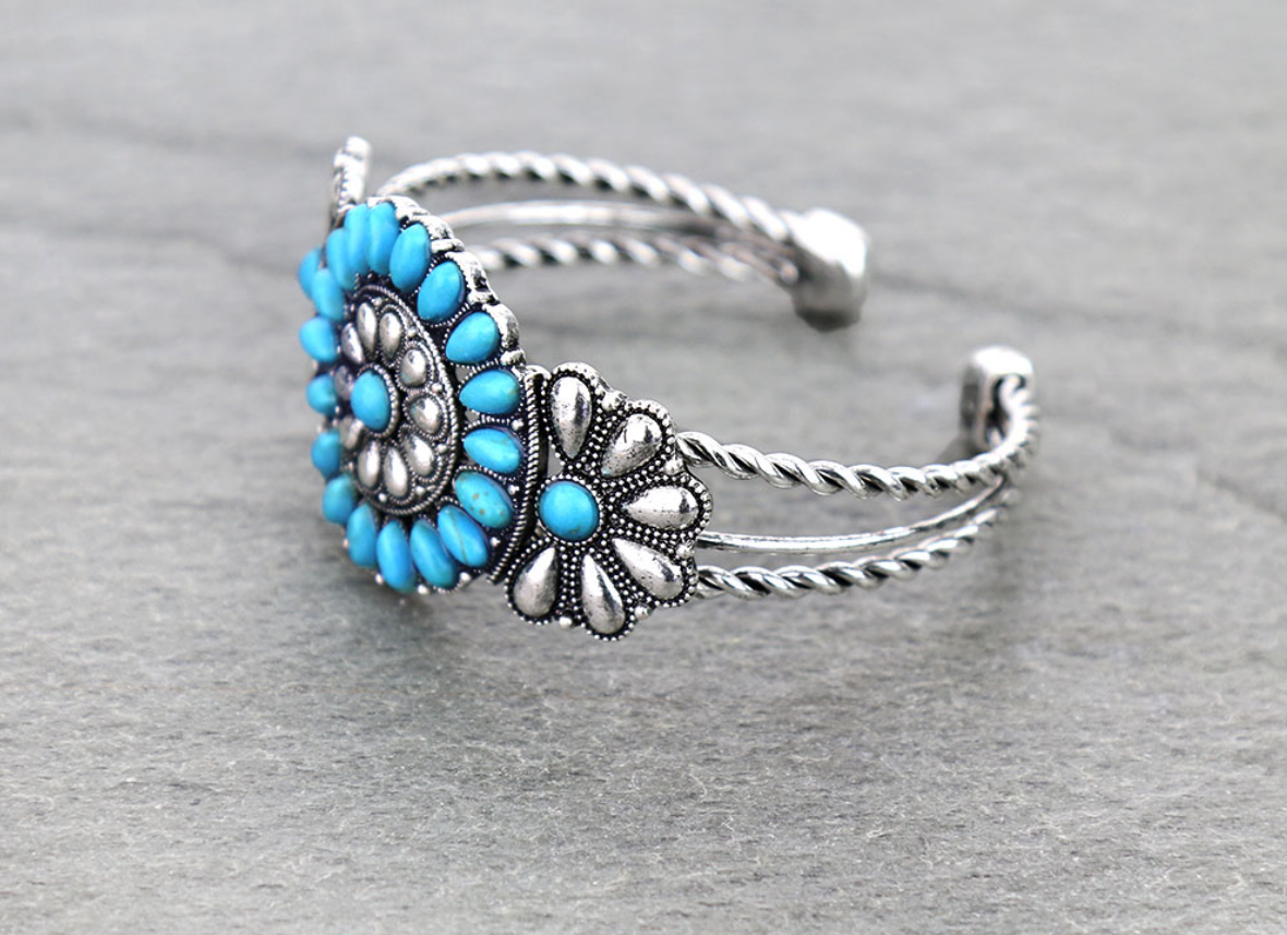 Grace Turquoise Cuff Bracelet