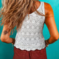 Hollowed Knit Summer Tank