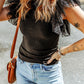 Dotty Ruffle Top 6 Color Options