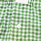 Fern Green Red Plaid Gingham Printed High Waist Shorts