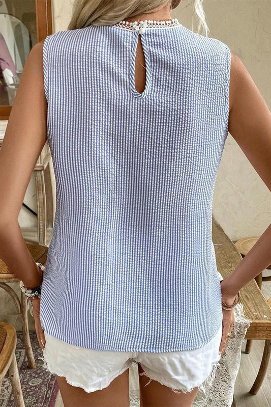 Sailor Crew Neck Tank Top