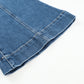 Blue High Waist Seam Stitching Pocket Flare Jeans