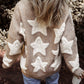 Sherpa Star Cardigan with Pockets