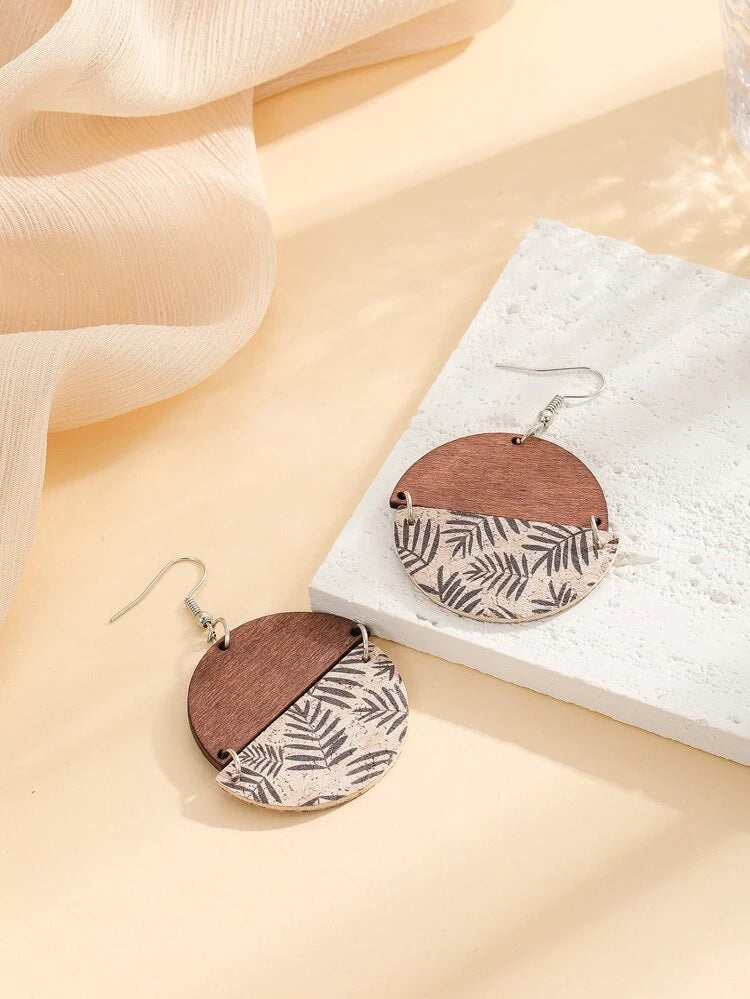 Wood earrings