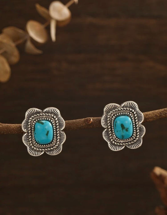 Juliet Turquoise Stud