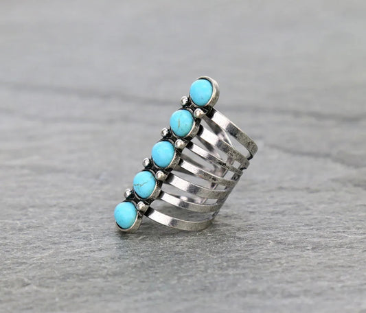 Trinity Turquoise Ring