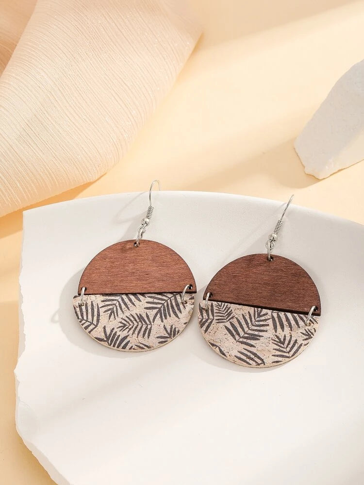 Wood earrings